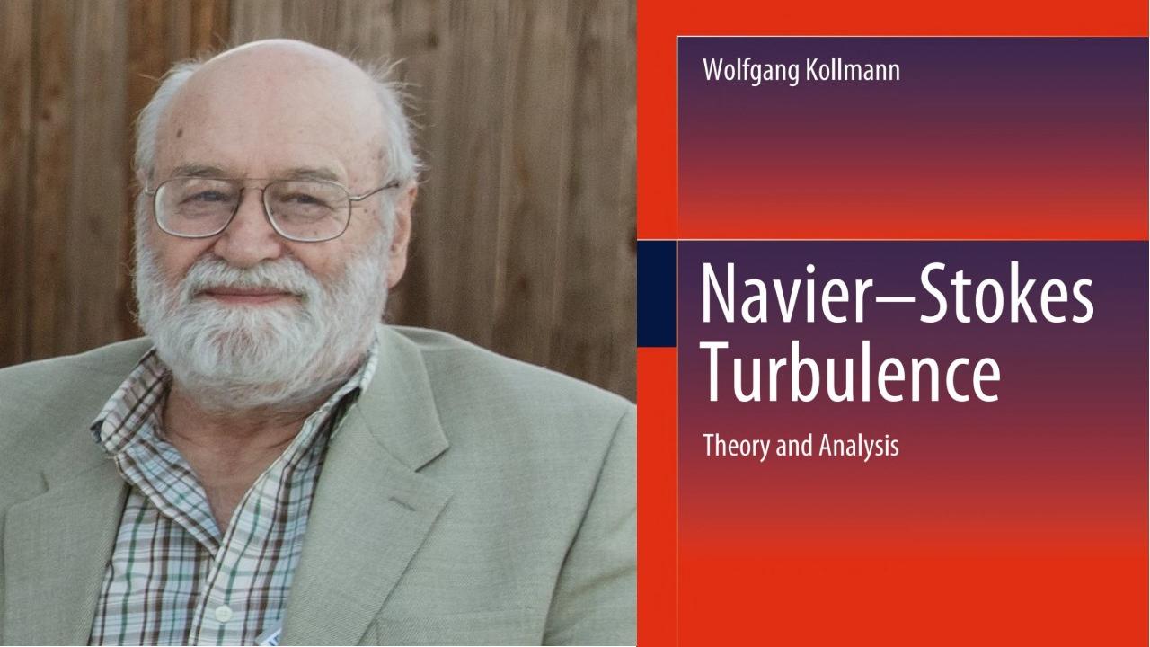 Kollmann in 2018. Photo: Reeta Asmai/UC Davis. uc davis mechanical aerospace engineering turbulent flow book wolfgang kollmann