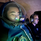 Li in a spacesuit